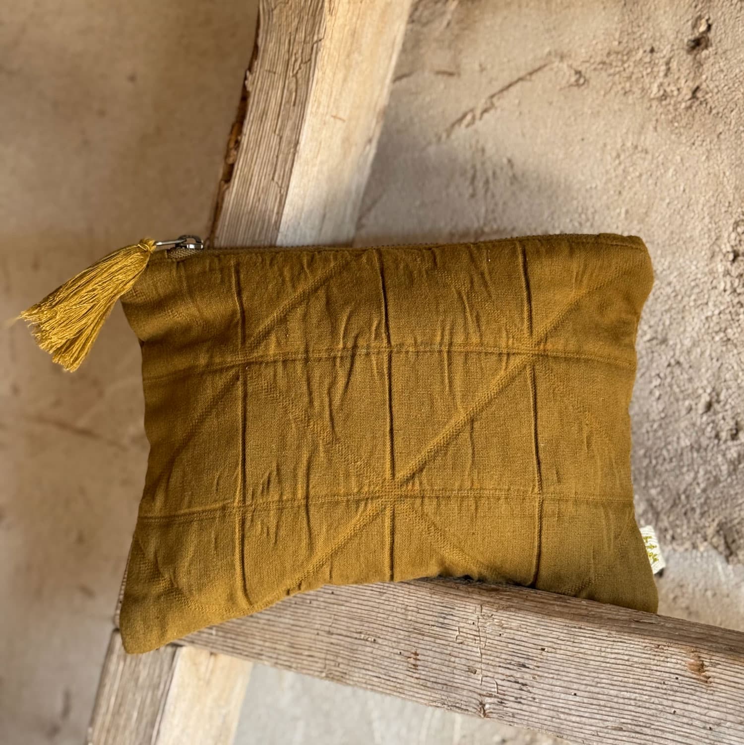 Akira Zip Clutch - OQ Origami Quilt - S050 Antique Bronze - n°74 E - Shop - 7400000137295