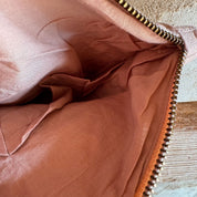 Akira Zip Clutch - OQ Origami Quilt - S054 Nude Brown - n°74 E - Shop - 7400000137297