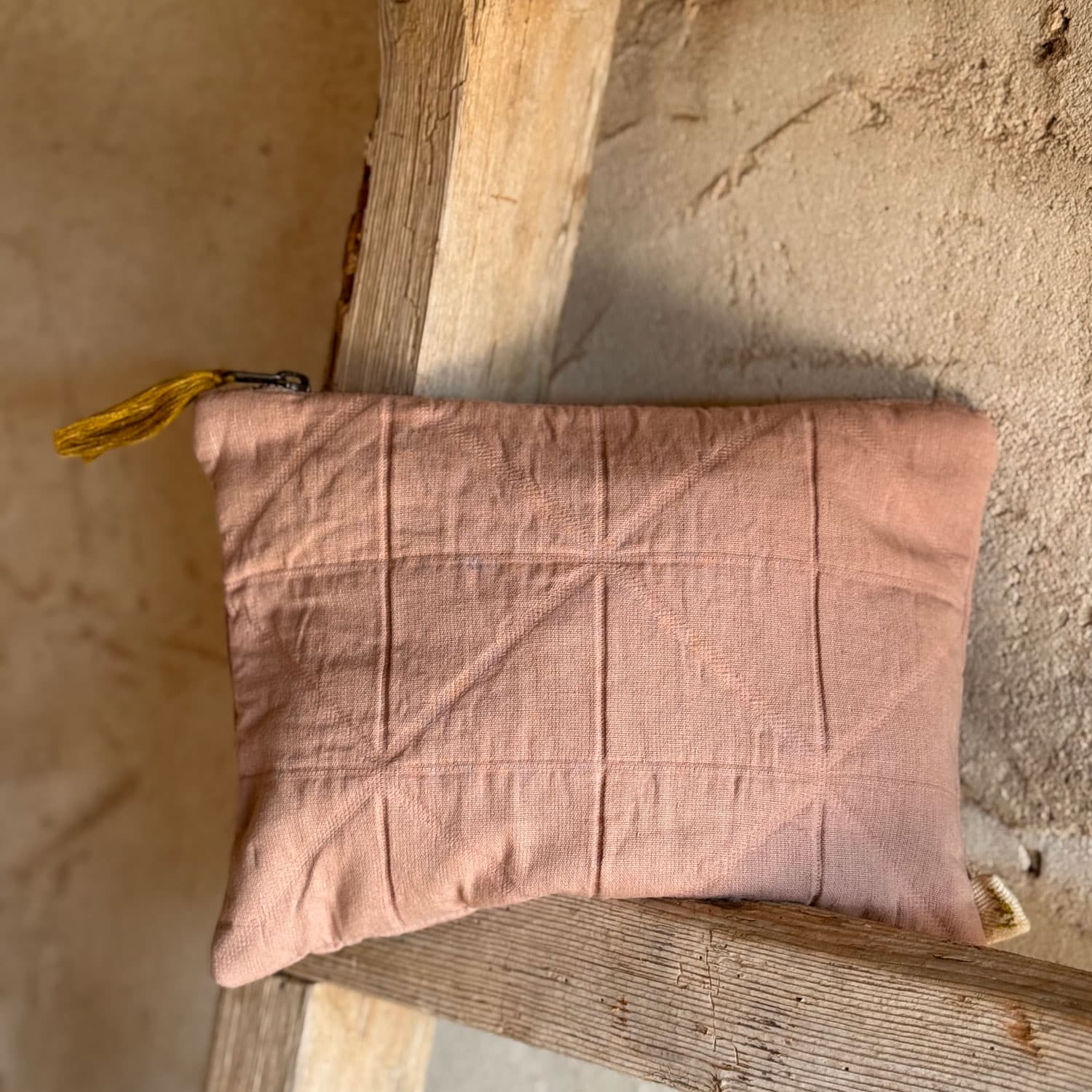 Akira Zip Clutch - OQ Origami Quilt - S054 Nude Brown - n°74 E - Shop - 7400000137297