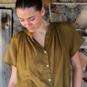 Alessandra Dress - Women - SS Simple Saloo - S050 Antique Bronze