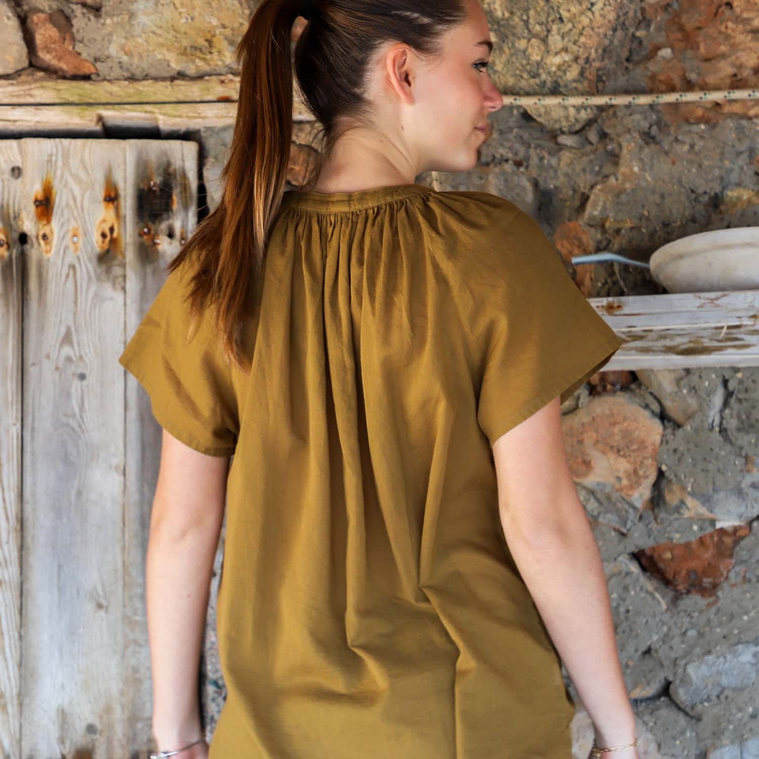 Alessandra Dress - Women - SS Simple Saloo - S050 Antique Bronze