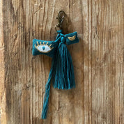 Amulet Keychain Evil Eye - S022 Teal Blue - n°74 E - Shop - 7400000136654