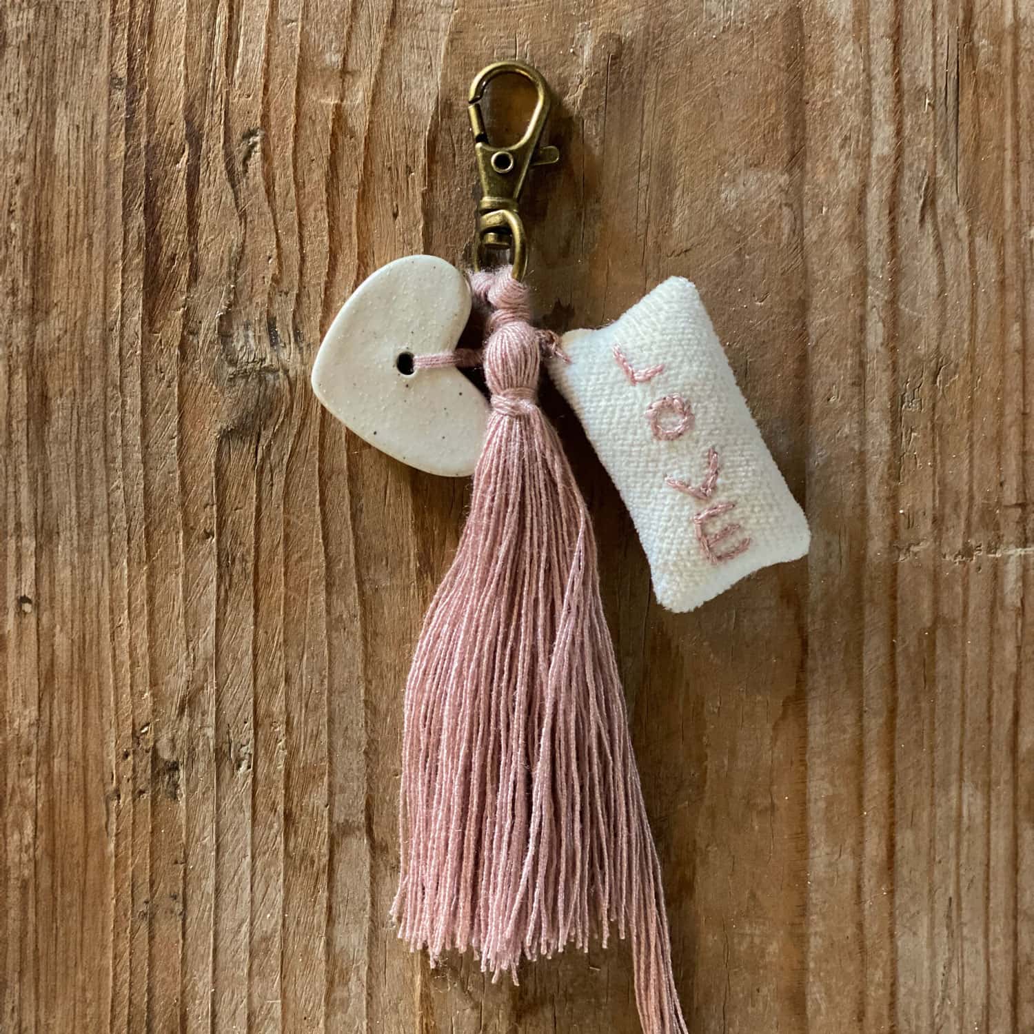 Amulet Keychain Love - S007 Dusty Pink - n°74 E - Shop - 7400000136653