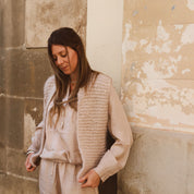 Andrea Gilet - Women - MO Mohair - S018 Powder