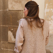 Andrea Gilet - Women - MO Mohair - S018 Powder