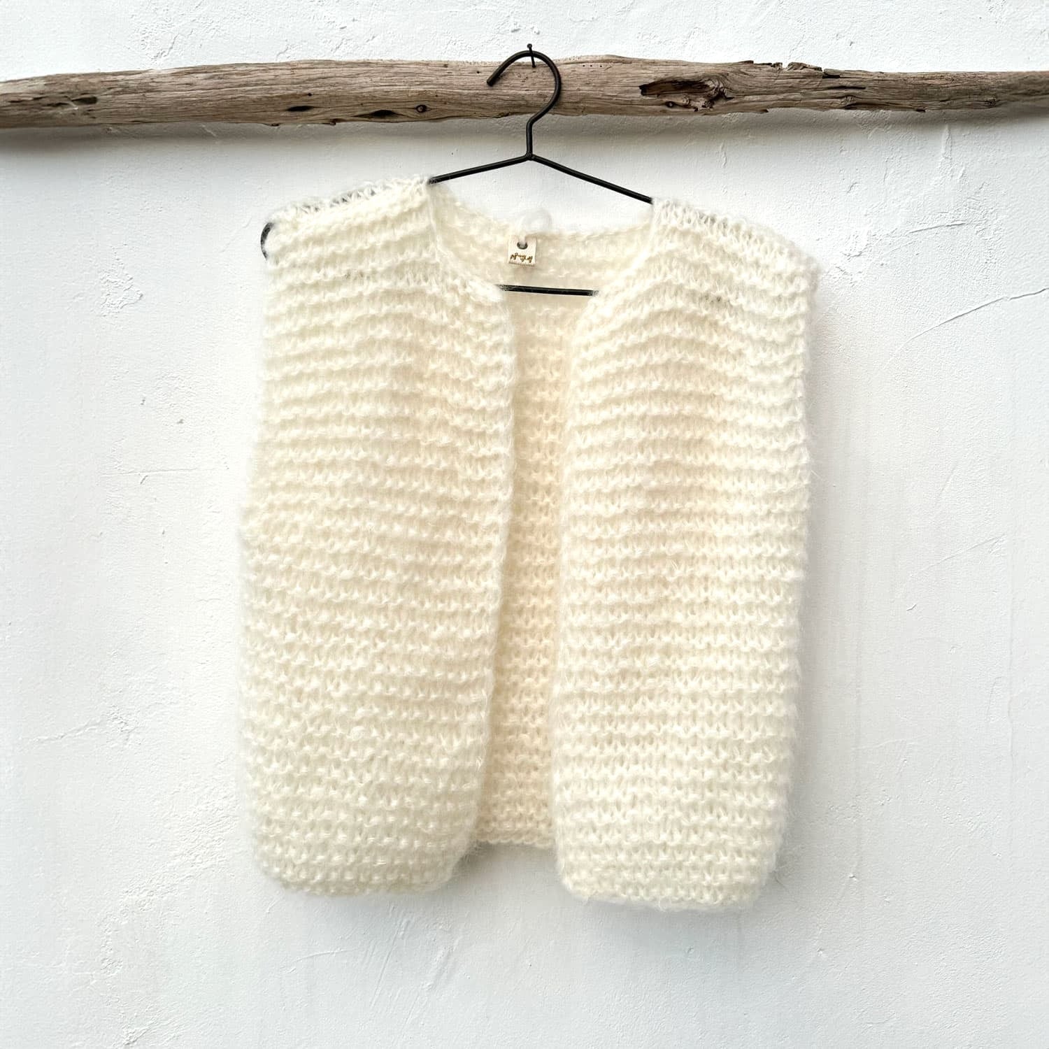 Andrea Gilet - Women - MO Mohair - S000 Natural - n°74 E - Shop - 7400000137019