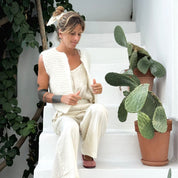 Andrea Gilet - Women - MO Mohair - S000 Natural - n°74 E - Shop - 7400000137019