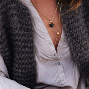 Andrea Gilet - Women - MO Mohair - S045 Stone Grey - n°74 E - Shop - 7400000137657