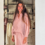 Andrea Gilet - Women - MO Mohair - S007 Dusty Pink