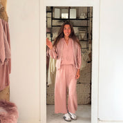 Andrea Gilet - Women - MO Mohair - S007 Dusty Pink