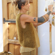 Andrea Gilet - Women - MO Mohair - S050 Antique Bronze