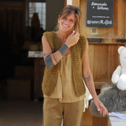 Andrea Gilet - Women - MO Mohair - S050 Antique Bronze