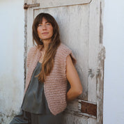 Andrea Gilet - Women - MO Mohair - S054 Nude Brown