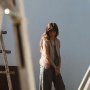 Andrea Gilet - Women - MO Mohair - S054 Nude Brown