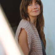 Andrea Gilet - Women - MO Mohair - S054 Nude Brown