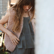 Andrea Gilet - Women - MO Mohair - S054 Nude Brown