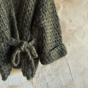 Atelier Crochet Kimono - Women - MO Mohair - S005 Khaki - n°74 E - Shop - 7400000136282