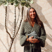 Atelier Crochet Kimono - Women - MO Mohair - S005 Khaki - n°74 E - Shop - 7400000136282