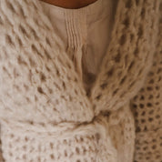 Atelier Crochet Kimono - Women - MO Mohair - S018 Powder