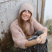 Atelier Pompom Beanie - Women - MO Mohair - S054 Nude Brown - n°74 E - Shop - 7400000137557