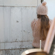 Atelier Pompom Beanie - Women - MO Mohair - S054 Nude Brown - n°74 E - Shop - 7400000137557