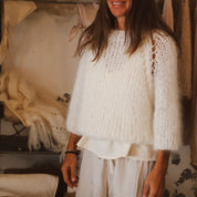 Atelier Sweater - Women - MO Mohair - S000 Natural - n°74 E - Shop - 7400000135054