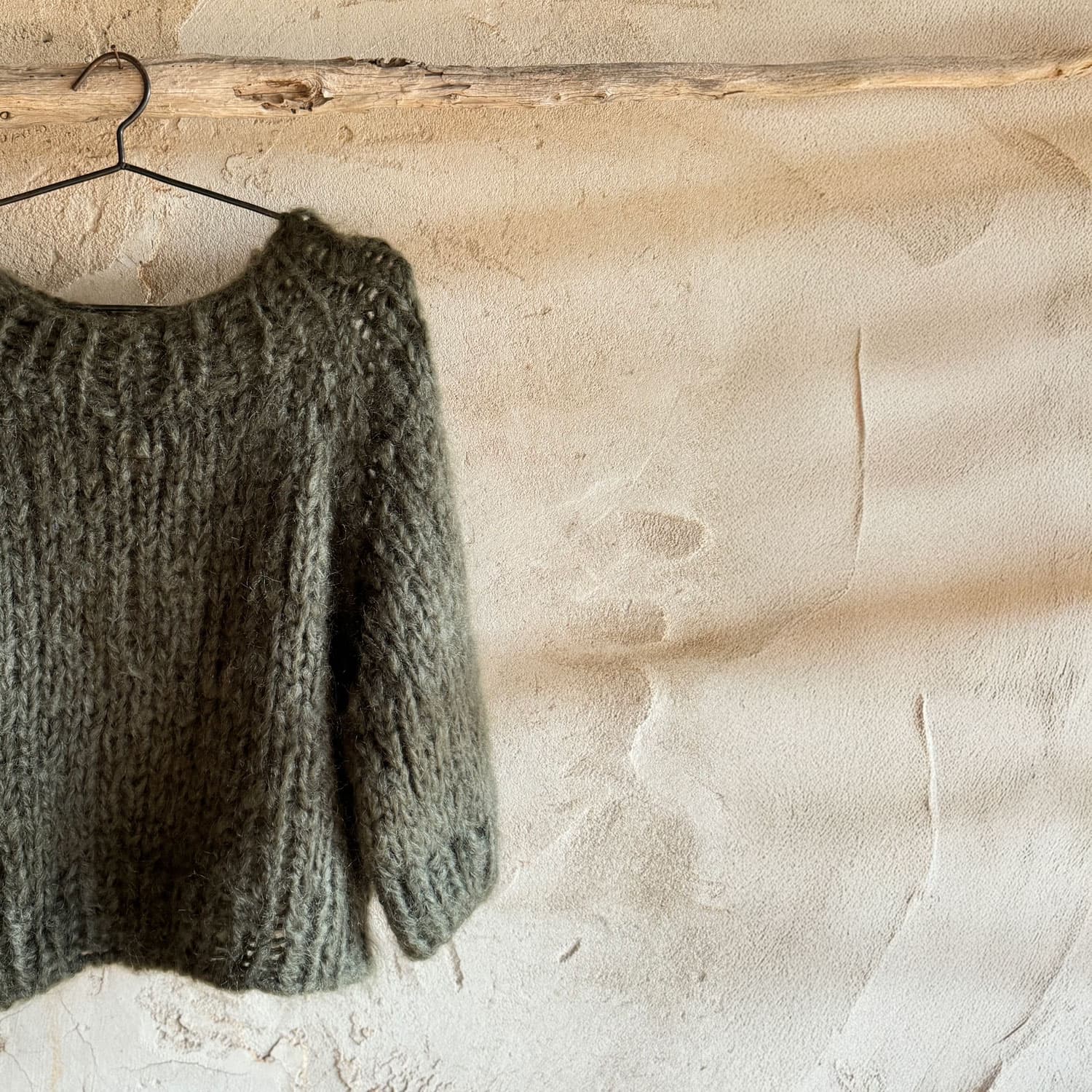 Atelier Sweater - Women - MO Mohair - S005 Khaki - n°74 E - Shop - 7400000136270