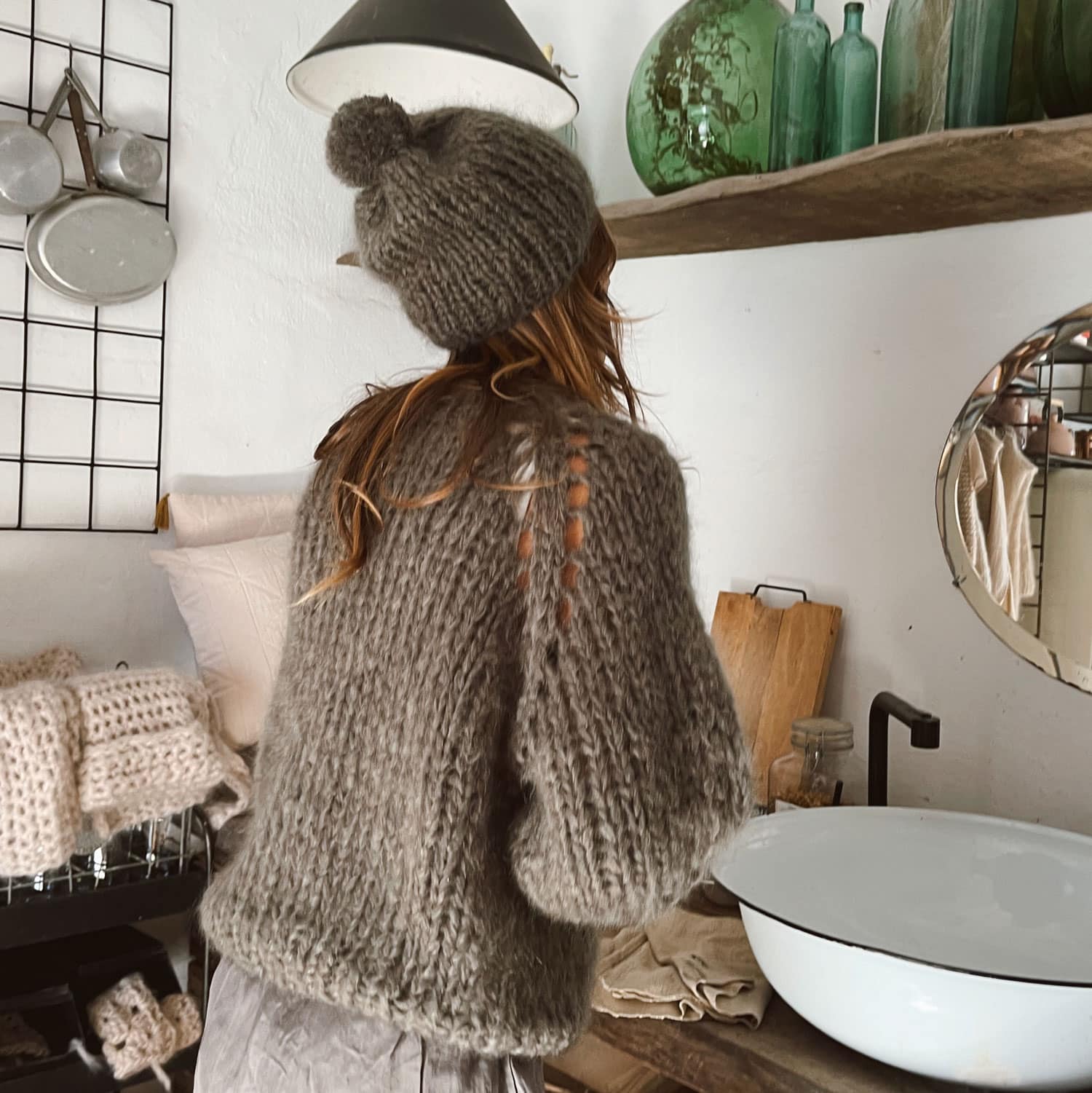 Atelier Sweater - Women - MO Mohair - S045 Stone Grey - n°74 E - Shop - 7400000135886