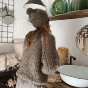 Atelier Sweater - Women - MO Mohair - S045 Stone Grey - n°74 E - Shop - 7400000135886