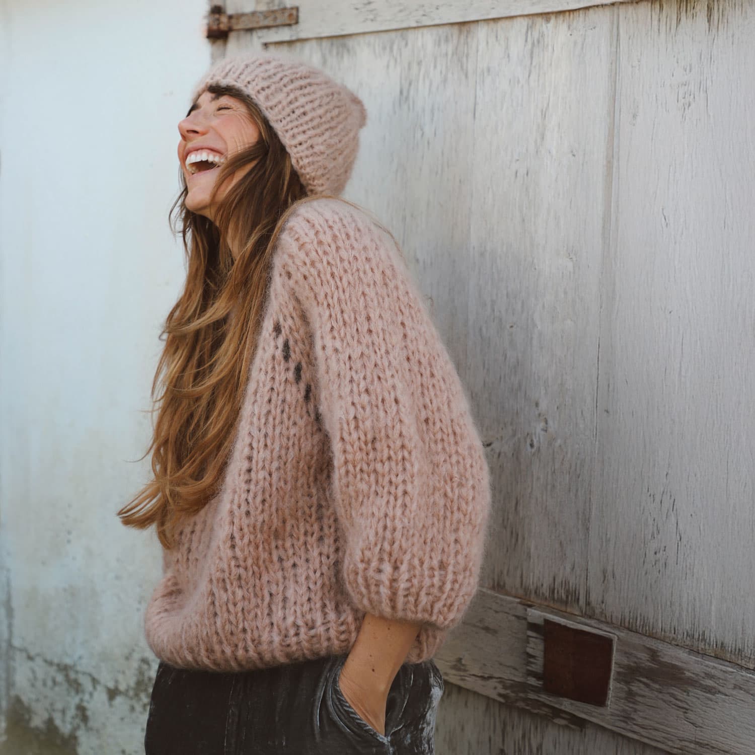 Atelier Sweater - Women - MO Mohair - S054 Nude Brown - n°74 E - Shop - 7400000137395