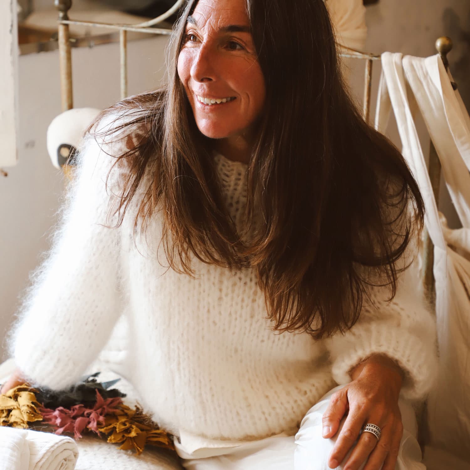 Atelier Sweater - Women - MO Mohair - S000 Natural