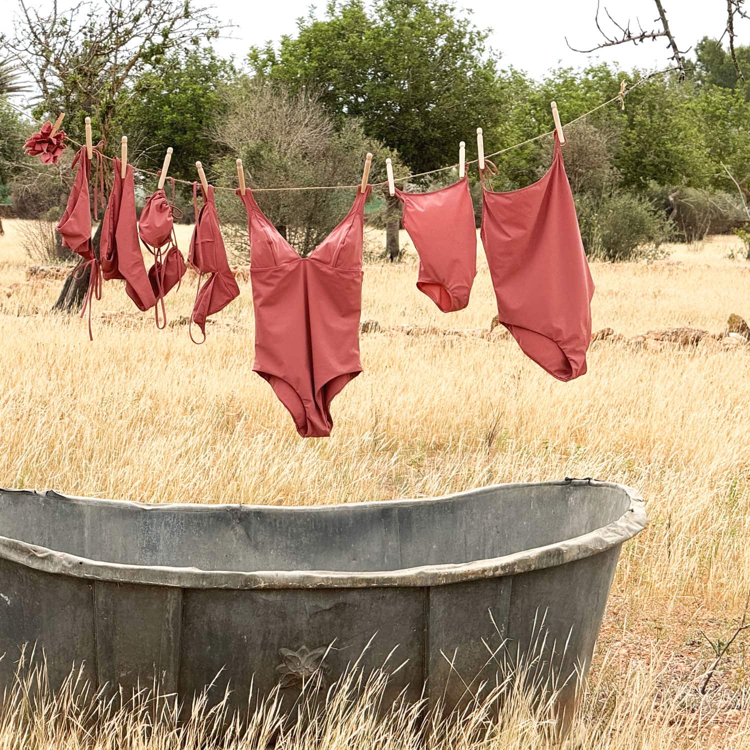 Bella Swimsuit Bottom - Women - SE Sensitive Elastane - S042 Baobab Rose - n°74 E - Shop - 7400000137067