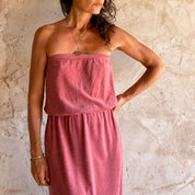 Betty Dress - Women - TJ Terry Jersey - S042 Baobab Rose - n°74 E - Shop - 7400000136771