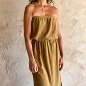 Betty Dress - Women - TJ Terry Jersey - S050 Antique Bronze - n°74 E - Shop - 7400000136213