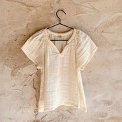 Carla Shirt - Kids - DS Double Saloo - S000 Natural - n°74 E - Shop - 7400000137326