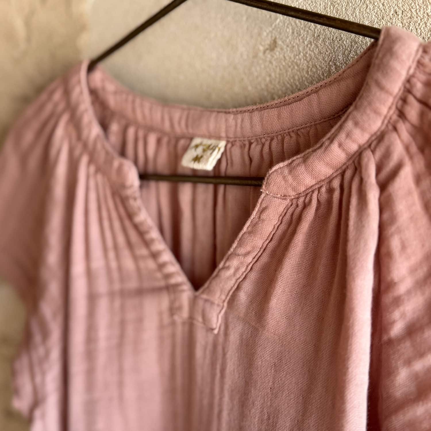 Carla Shirt - Kids - DS Double Saloo - S007 Dusty Pink - n°74 E - Shop - 7400000137330