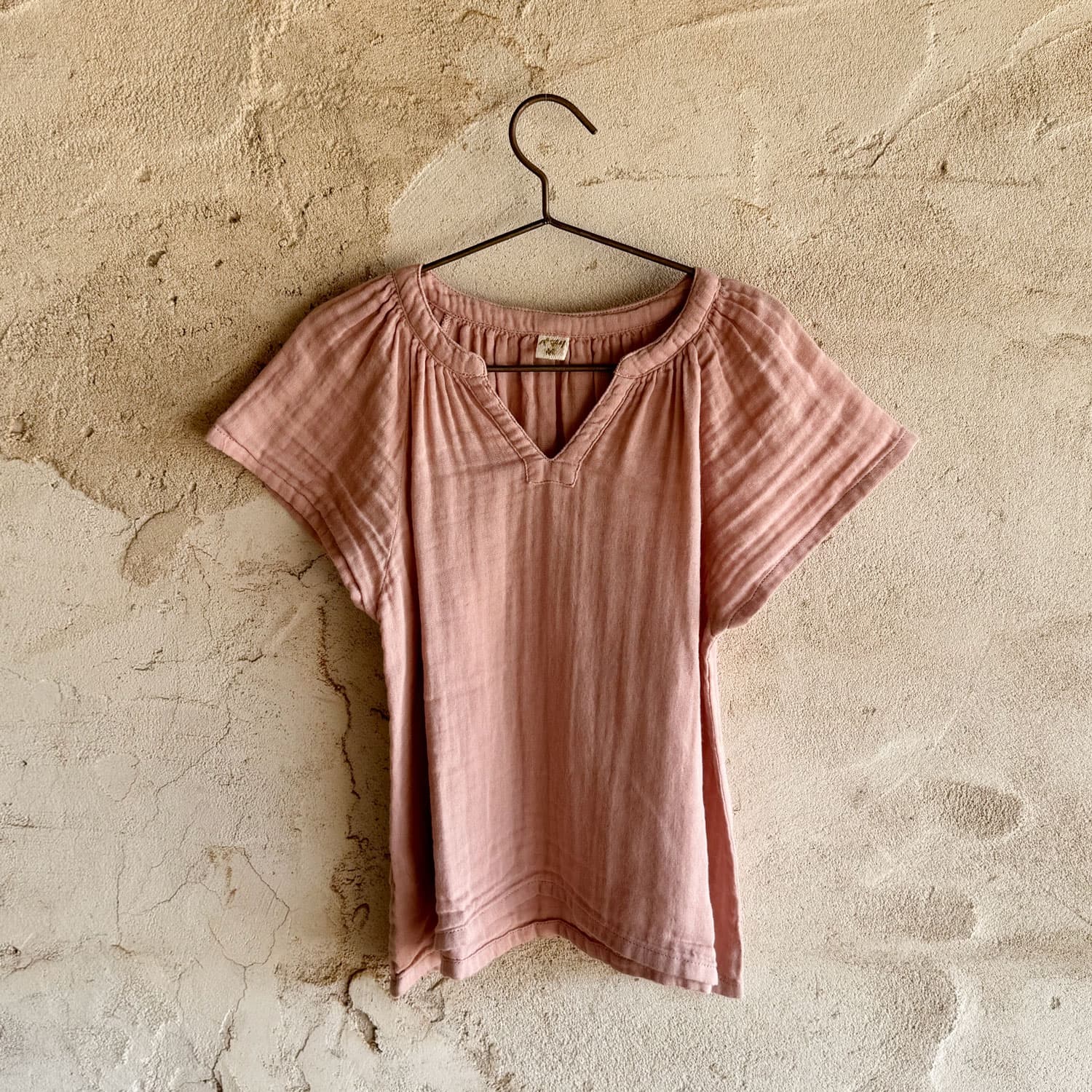 Carla Shirt - Kids - DS Double Saloo - S007 Dusty Pink - n°74 E - Shop - 7400000137330