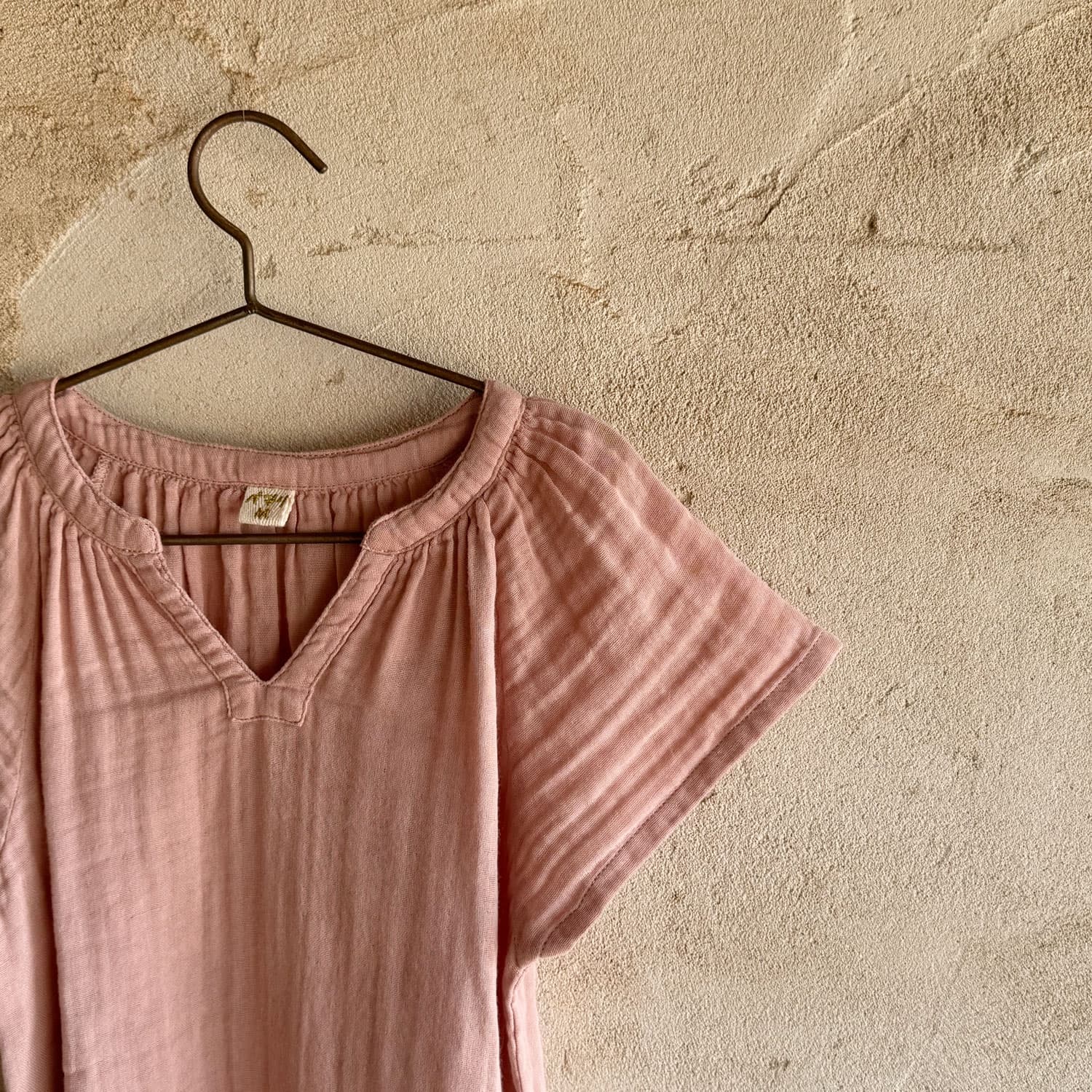 Carla Shirt - Kids - DS Double Saloo - S007 Dusty Pink - n°74 E - Shop - 7400000137330