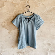 Carla Shirt - Kids - DS Double Saloo - S046 Sweet Blue - n°74 E - Shop - 7400000137334