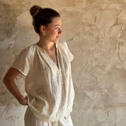 Carla Shirt - Women - DS Double Saloo - S000 Natural - n°74 E - Shop - 7400000137043