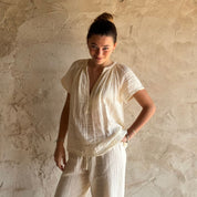 Carla Shirt - Women - DS Double Saloo - S000 Natural - n°74 E - Shop - 7400000137043