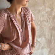 Carla Shirt - Women - DS Double Saloo - S007 Dusty Pink - n°74 E - Shop - 7400000137045