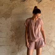 Carla Shirt - Women - DS Double Saloo - S007 Dusty Pink - n°74 E - Shop - 7400000137045