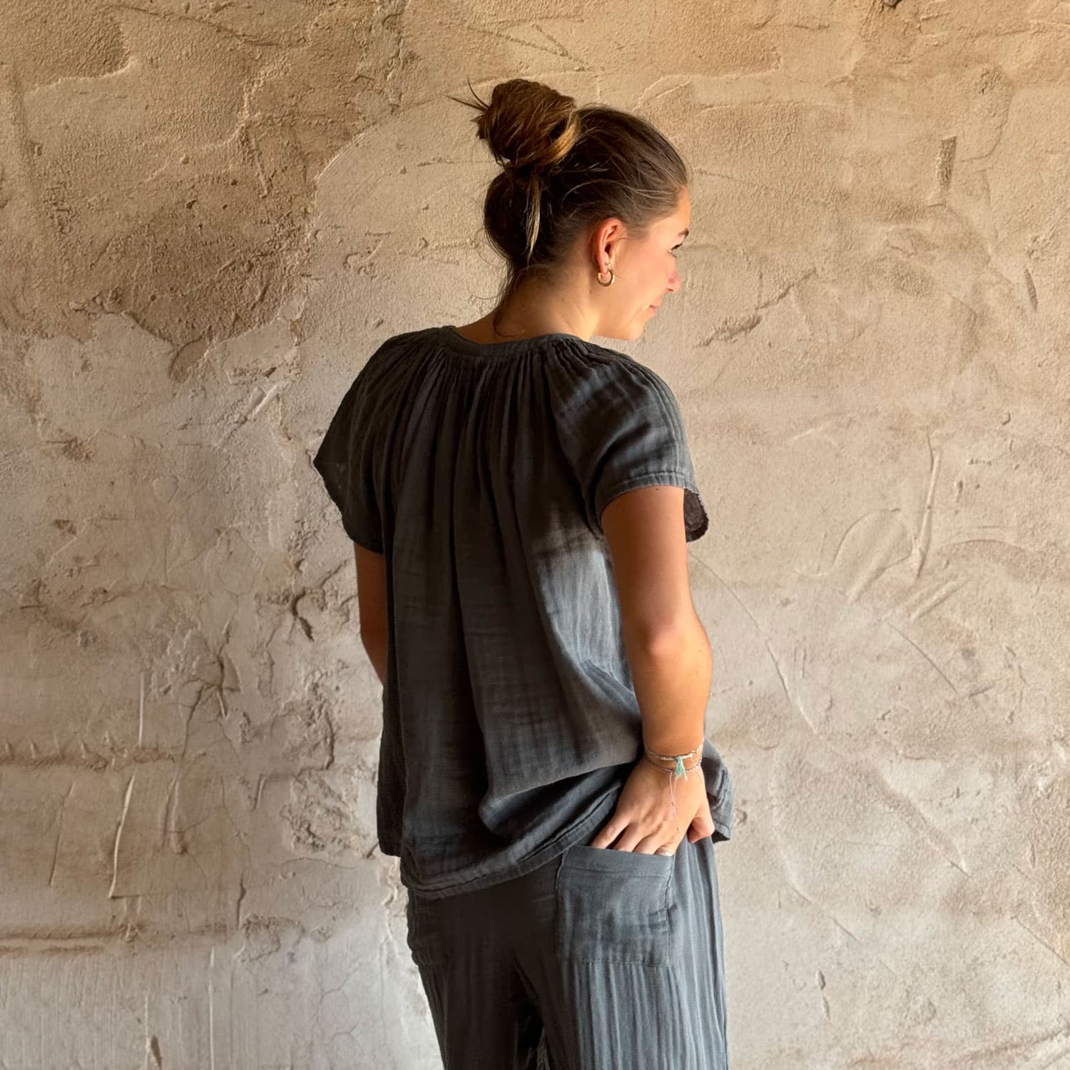 Carla Shirt - Women - DS Double Saloo - S032 Ice Blue - n°74 E - Shop - 7400000137049