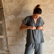 Carla Shirt - Women - DS Double Saloo - S032 Ice Blue - n°74 E - Shop - 7400000137049