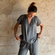 Carla Shirt - Women - DS Double Saloo - S032 Ice Blue - n°74 E - Shop - 7400000137049