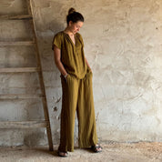 Carla Shirt - Women - DS Double Saloo - S050 Antique Bronze - n°74 E - Shop - 7400000137051