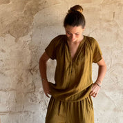 Carla Shirt - Women - DS Double Saloo - S050 Antique Bronze - n°74 E - Shop - 7400000137051