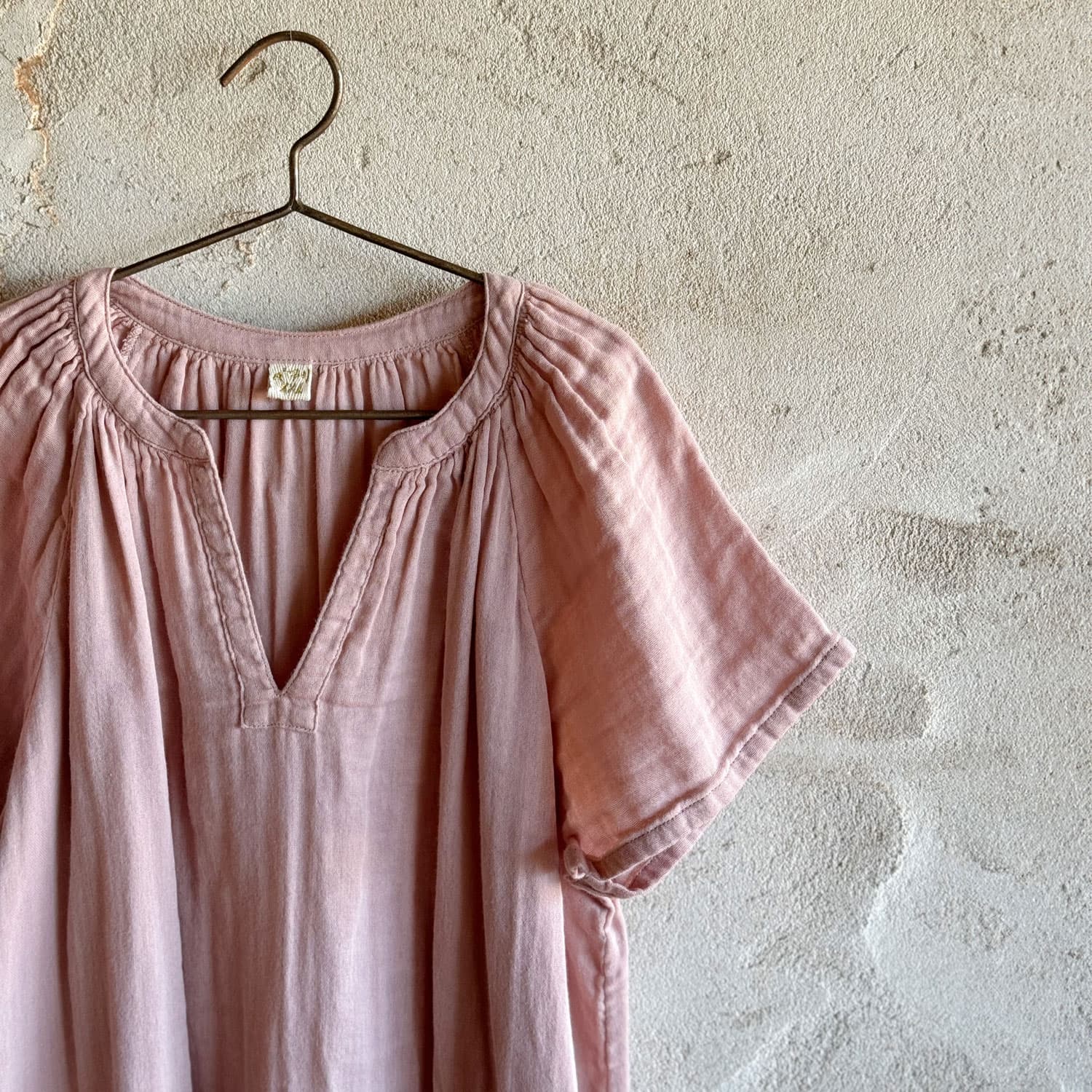 Carla Short Dress - Kids - DS Double Saloo - S007 Dusty Pink - n°74 E - Shop - 7400000137031