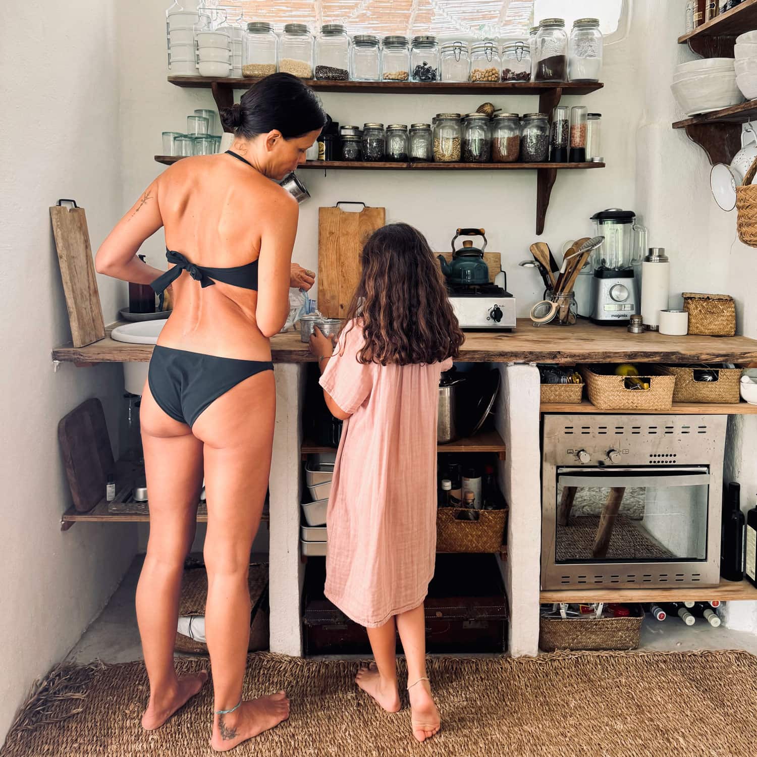 Carla Short Dress - Kids - DS Double Saloo - S007 Dusty Pink - n°74 E - Shop - 7400000137031